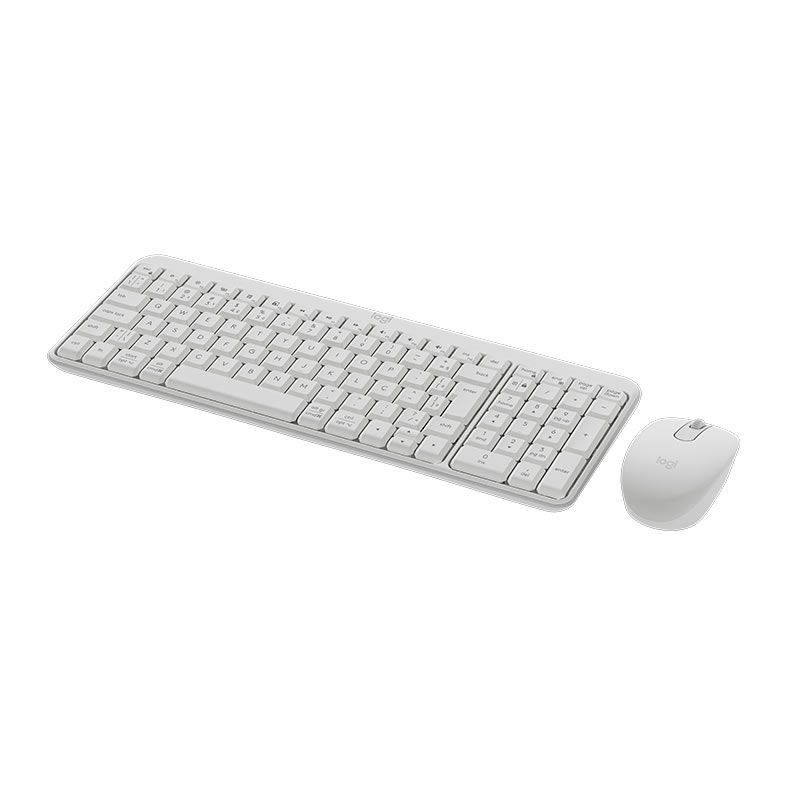 OPENBOX Kit Teclado e Mouse Logitech MK250, ABNT2, Bluetooth, Branco, 920-013517