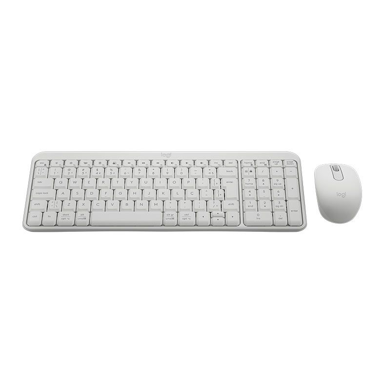 OPENBOX Kit Teclado e Mouse Logitech MK250, ABNT2, Bluetooth, Branco, 920-013517