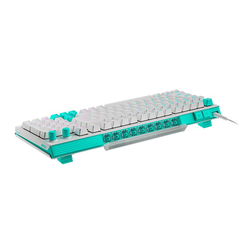 Teclado Mecanico Logitech G G512 X, 98%, Switch Dual Swap, Branco, 920-013996