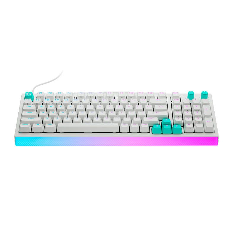 Teclado Mecanico Logitech G G512 X, 98%, Switch Dual Swap, Branco, 920-013996