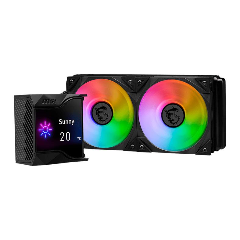 Water Cooler MSI MPG Coreliquid D240, ARGB, 240mm, Preto, 936-6A1611-005