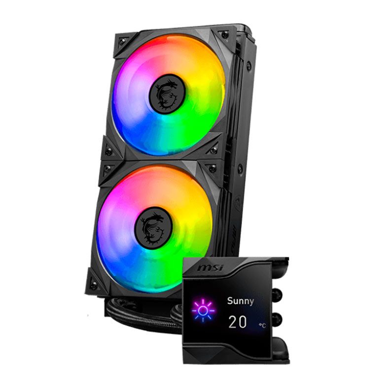 Water Cooler MSI MPG Coreliquid D240, ARGB, 240mm, Preto, 936-6A1611-005