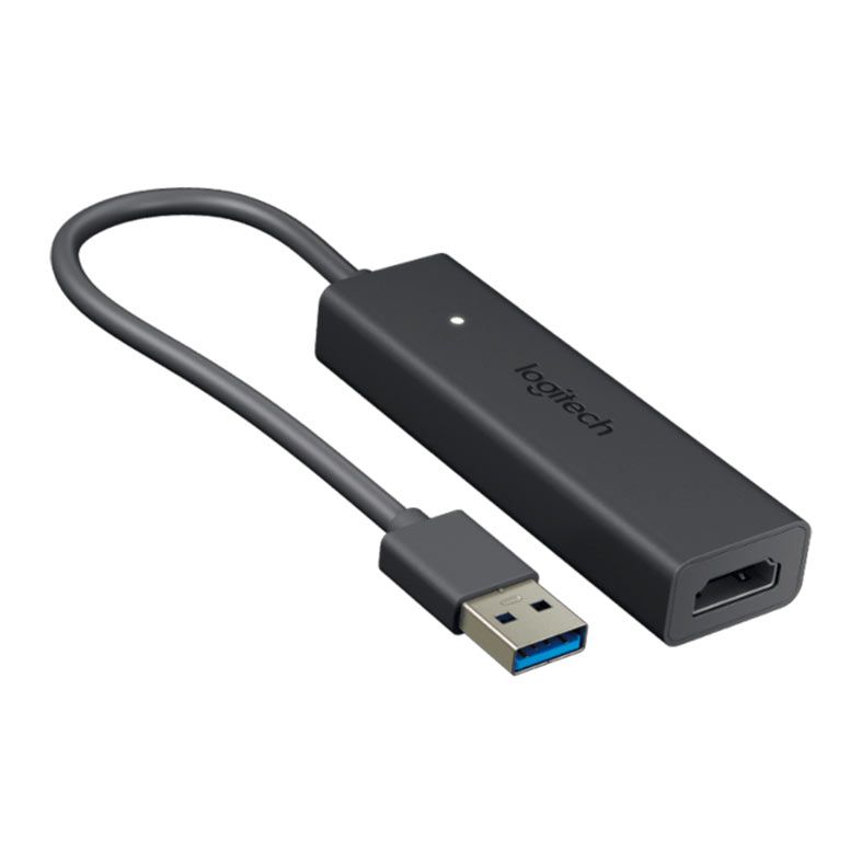 Adaptador USB/HDMI Logitech Screen Share, Preto, 939-001553