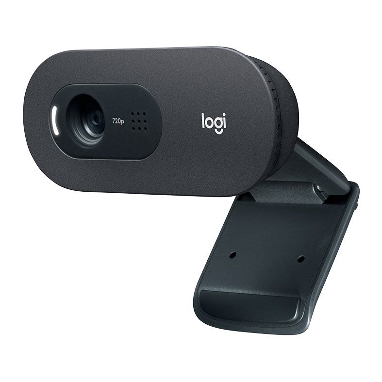 Webcam Logitech C505, HD 720p, USB-A, Preta, 960-001367