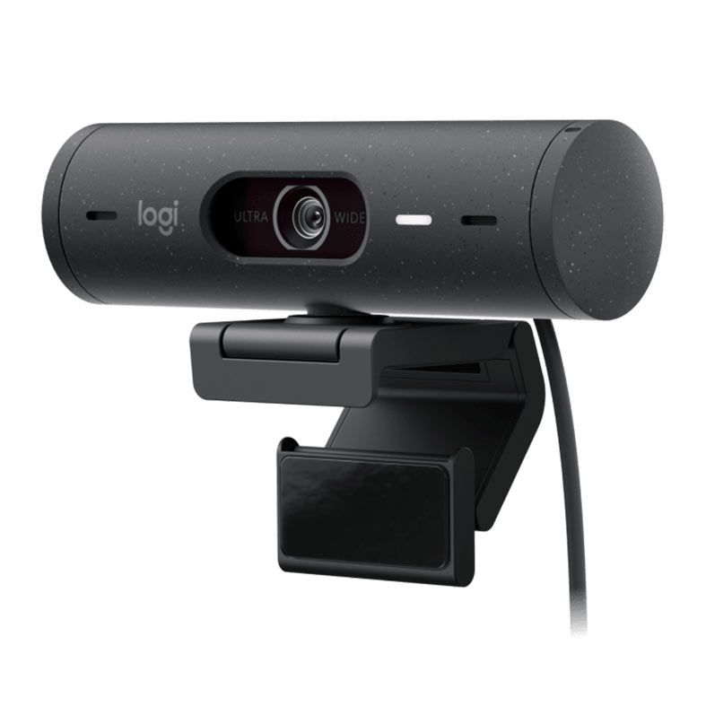 Webcam Logitech Brio 505, FHD 1080p, USB-C, Grafite, 960-001515
