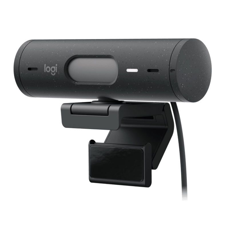 Webcam Logitech Brio 505, FHD 1080p, USB-C, Grafite, 960-001515