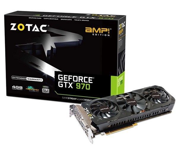 Placa de Video Zotac GeForce GTX 970 4GB GDDR5 AMP! 256-bit, ZT-90110-10P