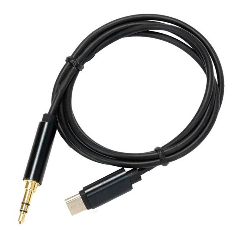 Cabo de Audio MD9, Tipo-C Para P2, 1.20m, Preto, 9710