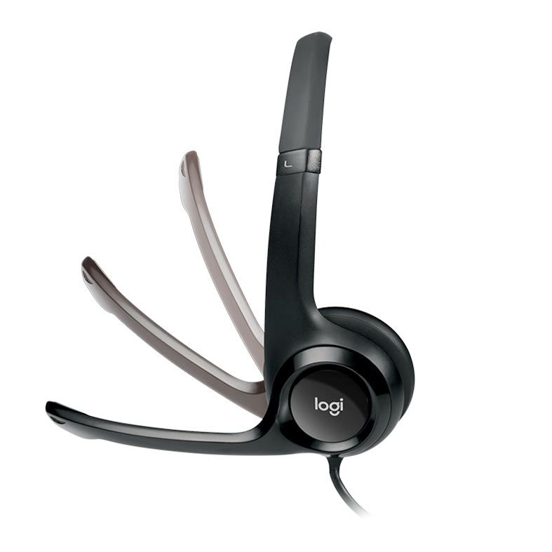Headset Logitech H390 USB Preto, 981-000014