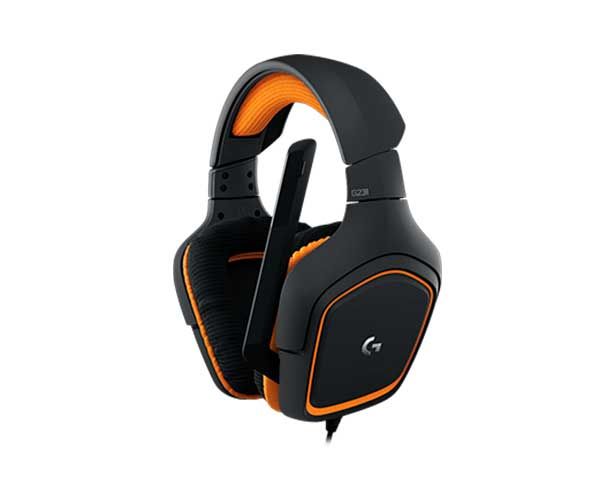 Headset Gamer Logitech G231 Prodigy XboxOne/PS4/PC Preto/Laranja, 981-000626