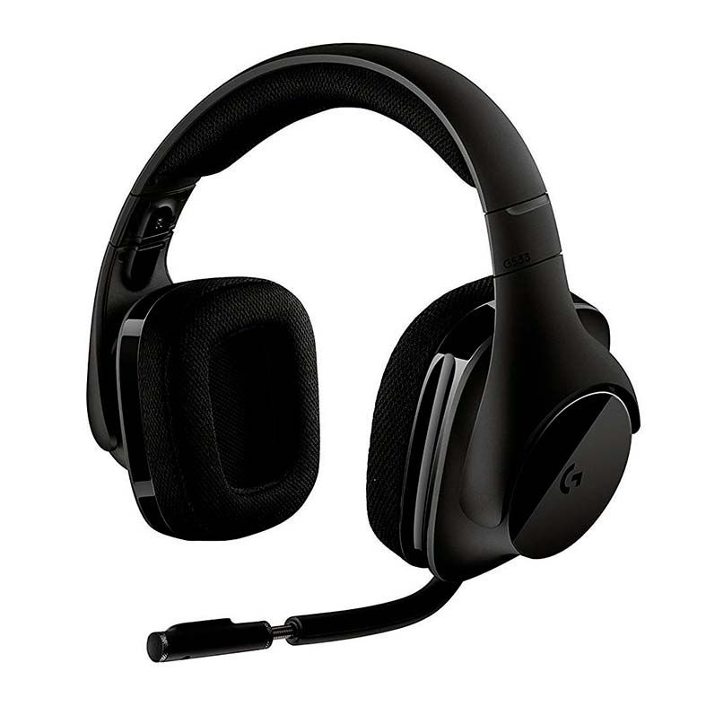 Headset Logitech G533 7.1 Wireless Preto, 981-000633