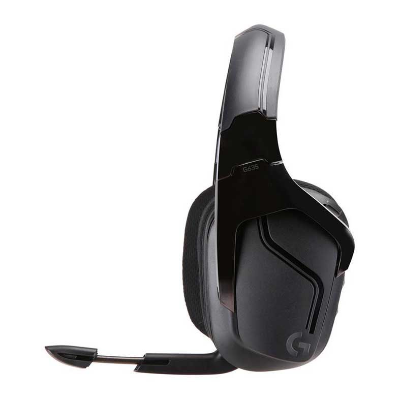 Headset Gamer Logitech G635 RGB Audio 7.1, 981-000748