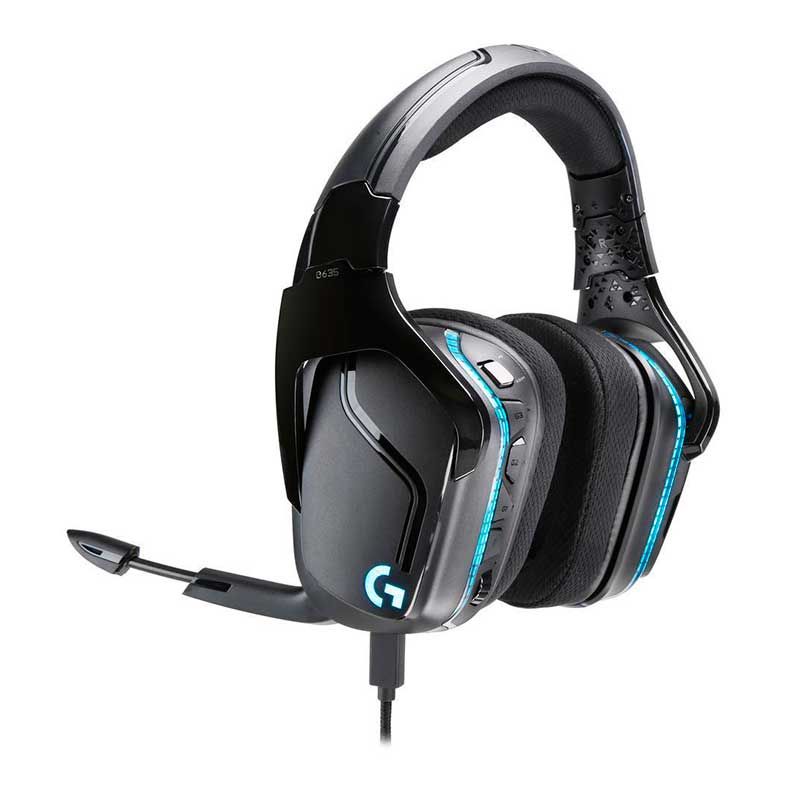 Headset Gamer Logitech G635 RGB Audio 7.1, 981-000748