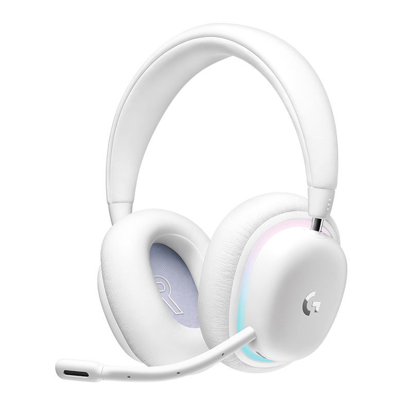 Headset Gamer Logitech G735, RGB, Wireless, Multiplataforma, Branco, 981-001082