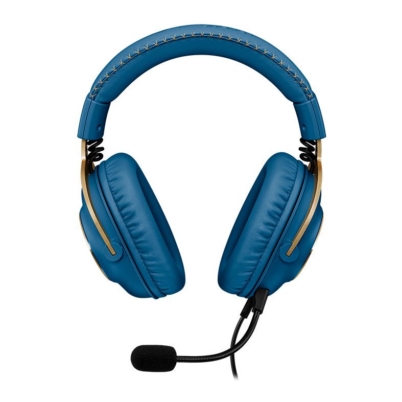 Headset Gamer Logitech Pro X League of Legends, Drivers 50mm, Azul, 981-001105