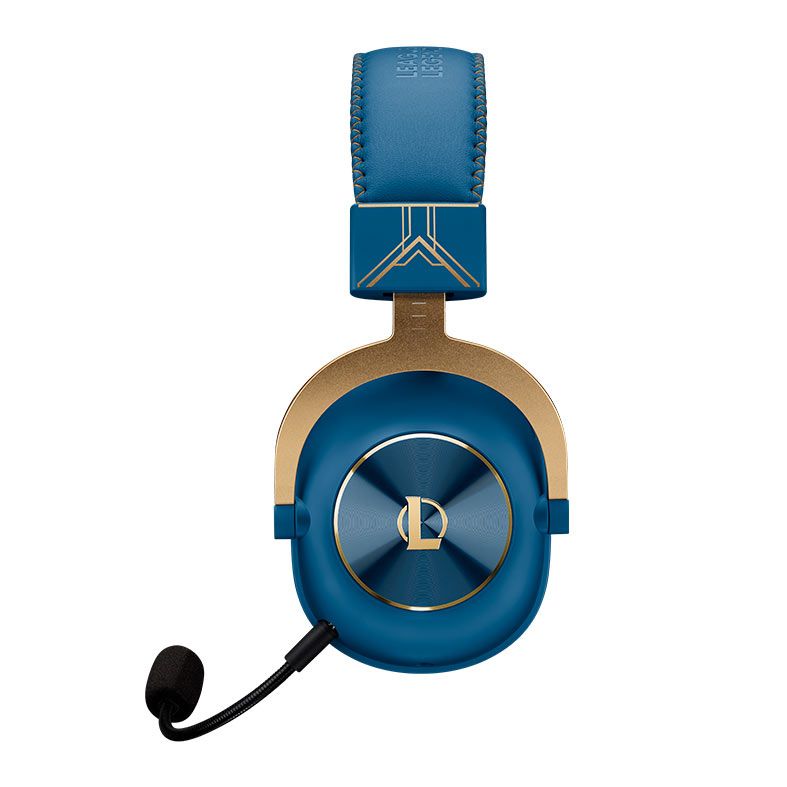 Headset Gamer Logitech Pro X League of Legends, Drivers 50mm, Azul, 981-001105