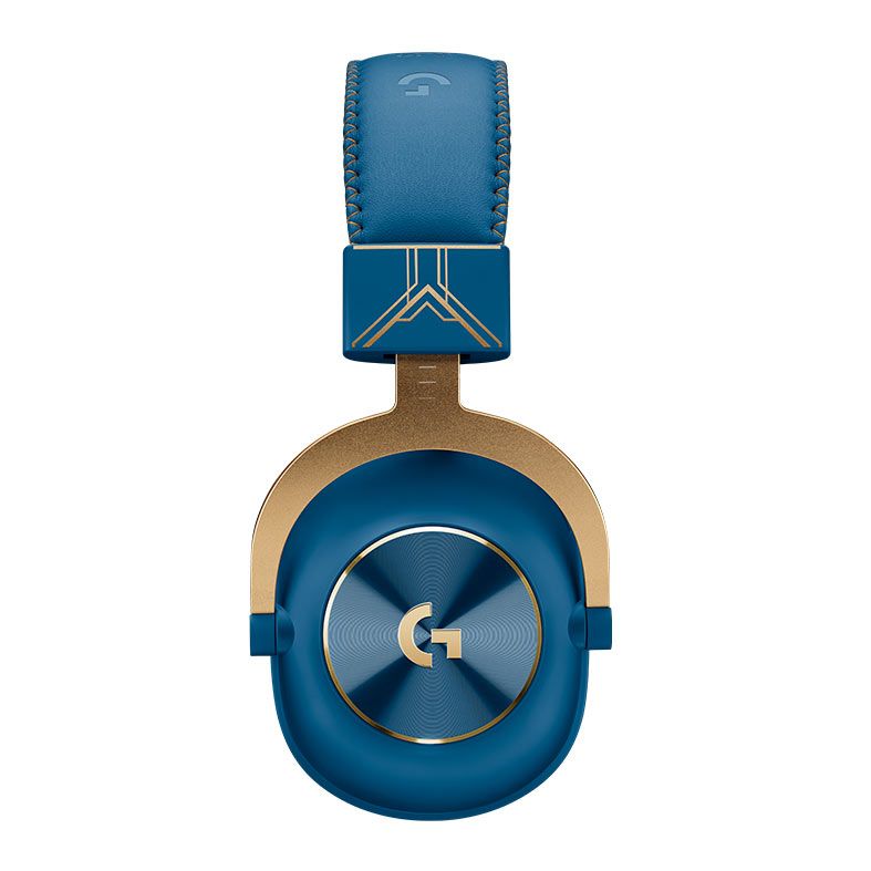 Headset Gamer Logitech Pro X League of Legends, Drivers 50mm, Azul, 981-001105