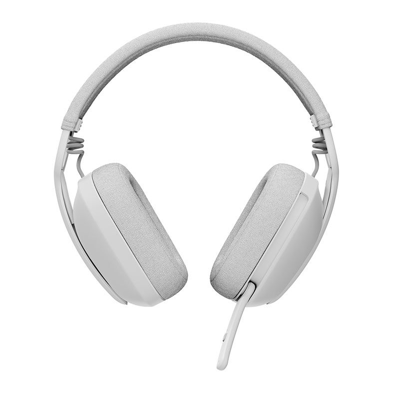 Fone de Ouvido Bluetooth Logitech Zone Vibe 100, Drivers 40mm, Branco e Cinza, 981-001218