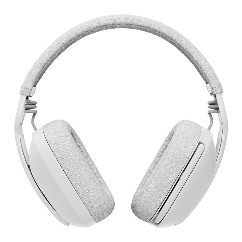 Fone de Ouvido Bluetooth Logitech Zone Vibe 100, Drivers 40mm, Branco e Cinza, 981-001218