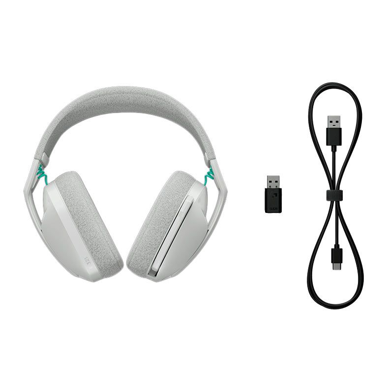 Headset Gamer Logitech G321 Lightspeed, Drivers 40mm, Bluetooth, Branco, 981-001568