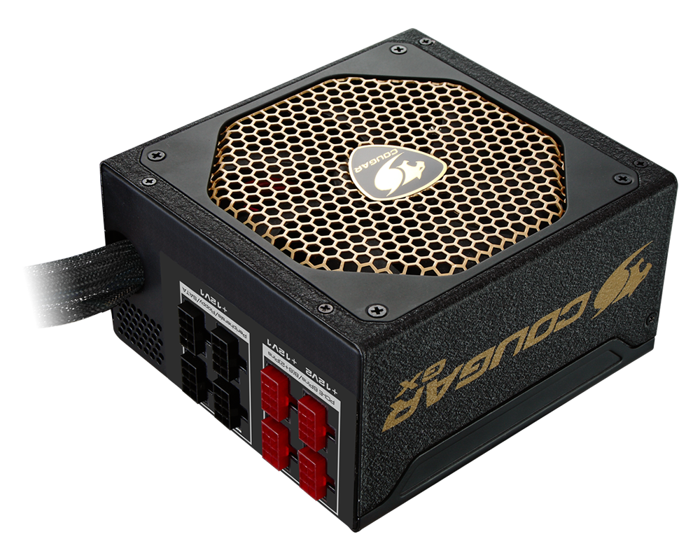 Fonte modular Cougar GX600 V3 , 80 Plus Gold - BOX