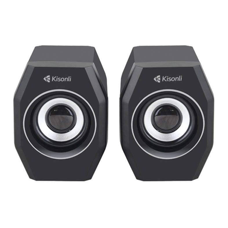 Caixa de Som Kisonli VibeGuard A101S, 6W, USB, Preto e Cinza, VGD-A101S-BL18