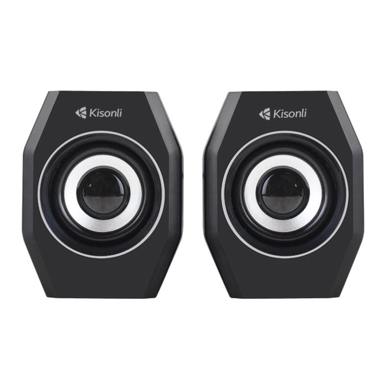 Caixa de Som Kisonli VibeGuard A101S, 6W, USB, Preto e Cinza, VGD-A101S-BL18