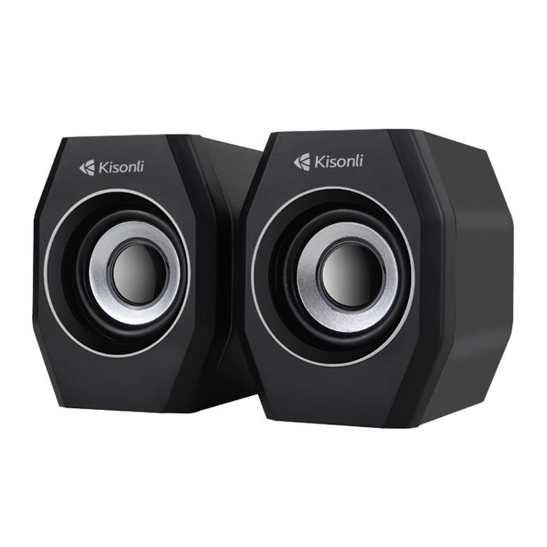Caixa de Som Kisonli VibeGuard A101S, 6W, USB, Preto e Cinza, VGD-A101S-BL18