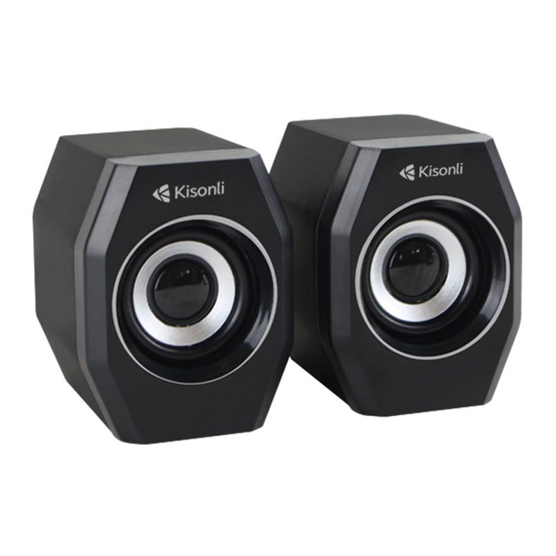 Caixa de Som Kisonli VibeGuard A101S, 6W, USB, Preto e Cinza, VGD-A101S-BL18