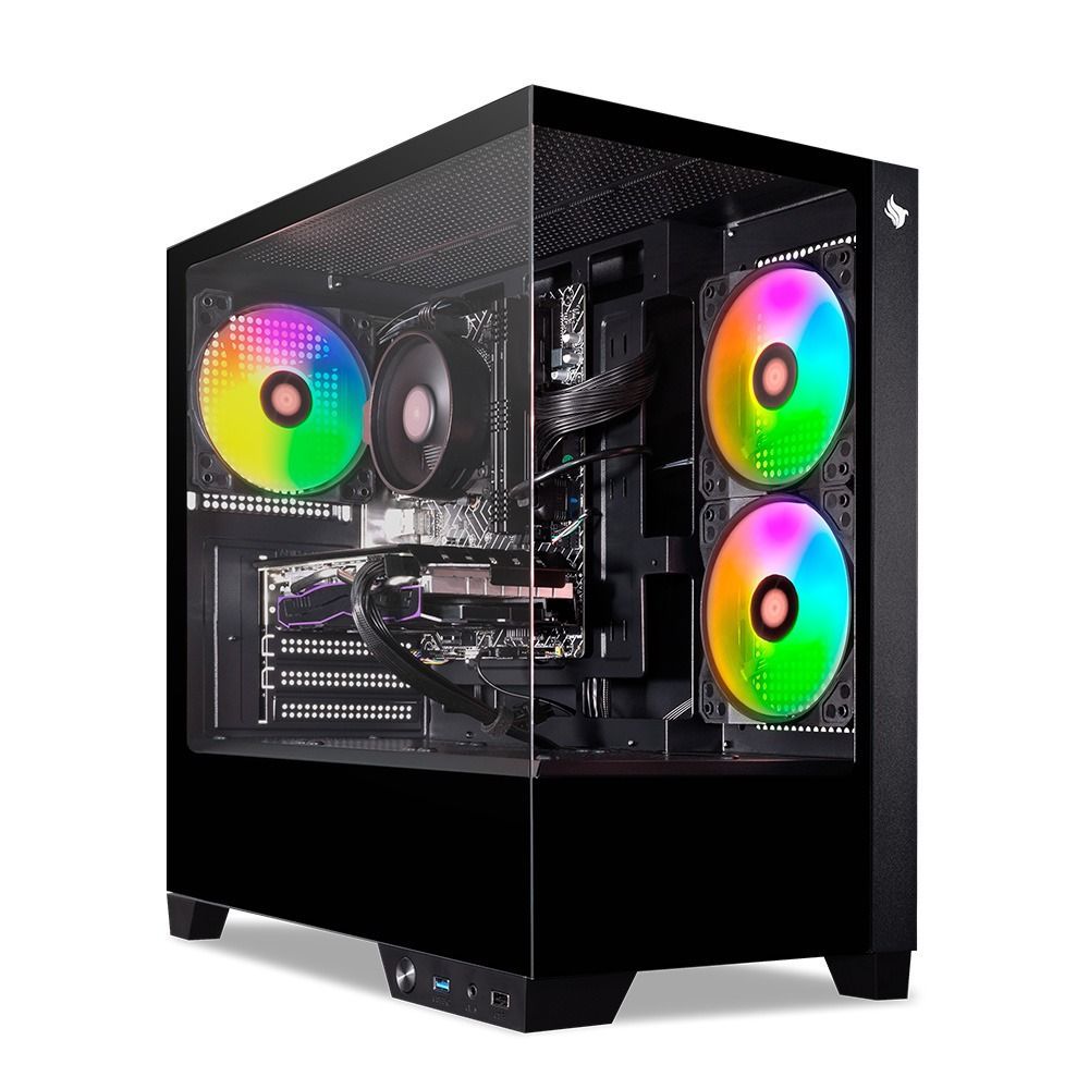 PC Gamer Pichau Arena, AMD Ryzen 7 5800X3D, Radeon RX 9060 XT 8GB, 16GB DDR4, SSD M.2 480GB 