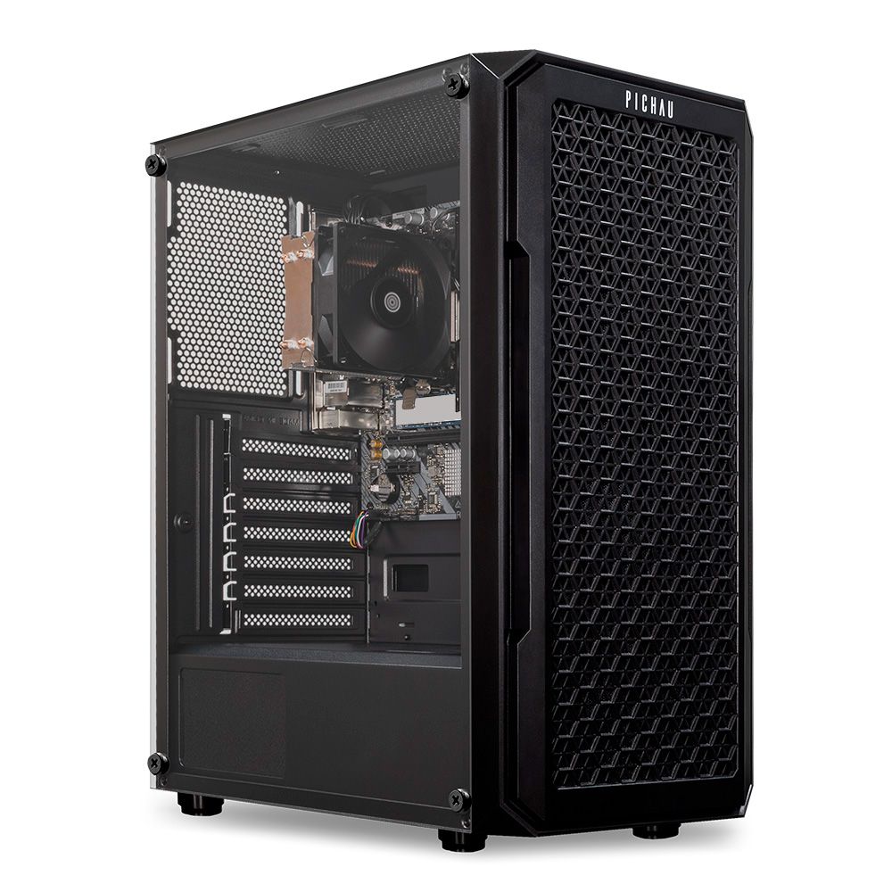 PC Gamer Completo Mancer Kvasir III, AMD Ryzen 7 5700G, 16GB DDR4, SSD M.2 480GB + Monitor + Kit Periféricos