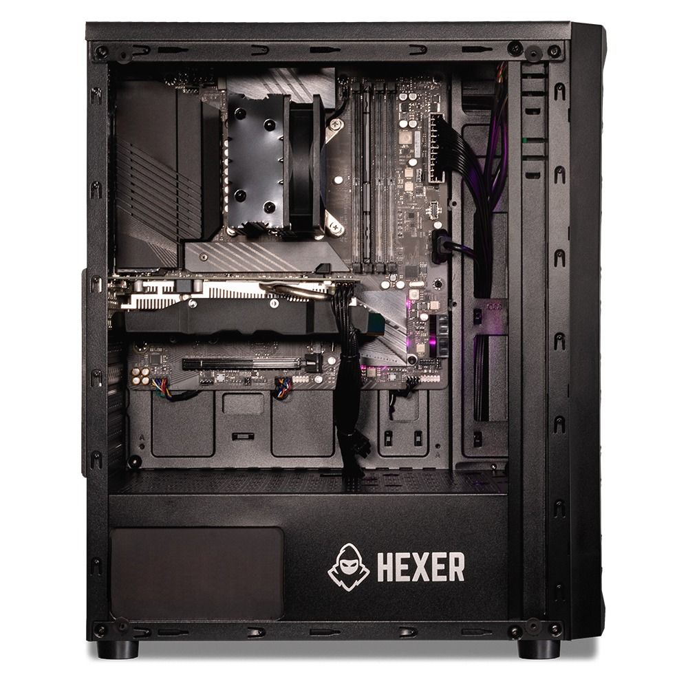 PC Gamer Completo Mancer Nidogue VIII, Intel Core i7, Radeon RX 580 8GB, 16GB DDR3, SSD 480GB + Monitor + Kit Periféricos