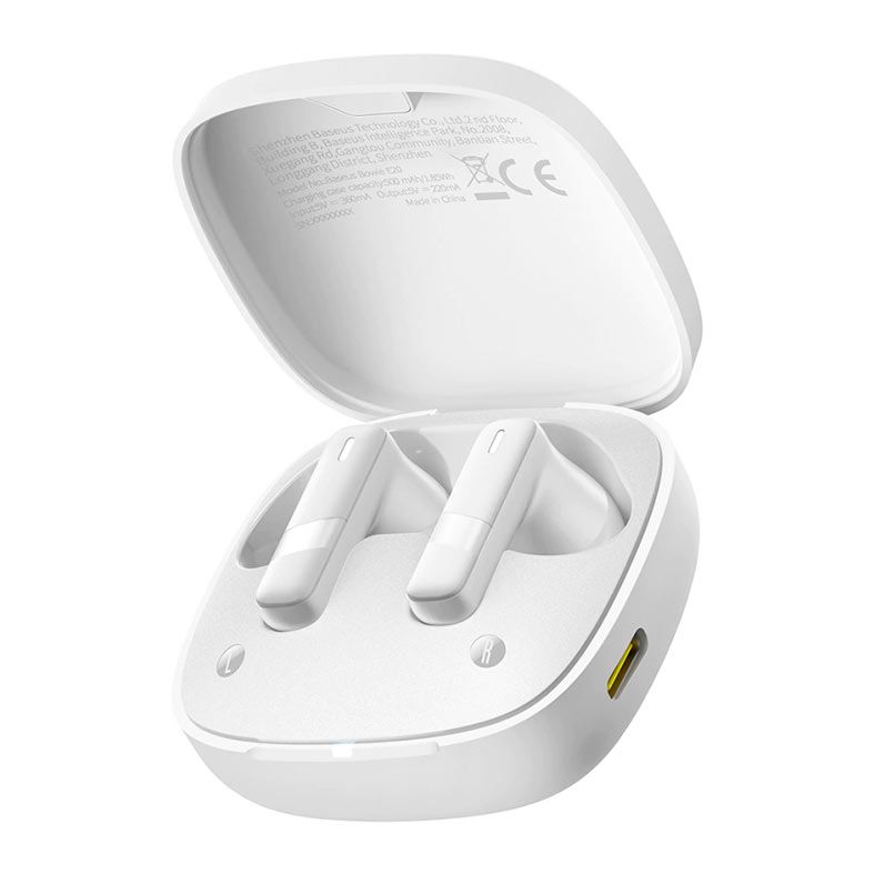 Fone de Ouvido Baseus Bowie E20, Bluetooth, Branco, A00069700223-00