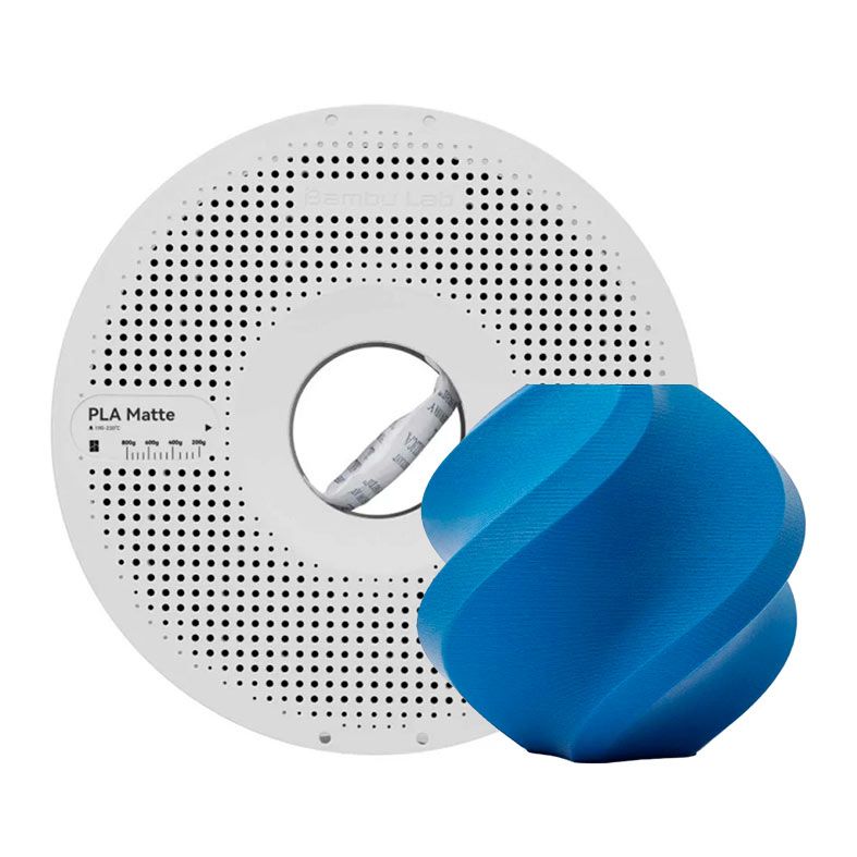 Filamento Bambu Lab Pla Matte Azul Marinho Com Carretel, 1,75mm, A01-B3-1.75-1000-SPL