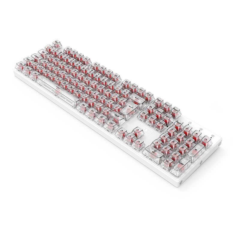 Conjunto de Teclas Redragon Crystal OSA Profile, Clear Keycaps, A137-PT