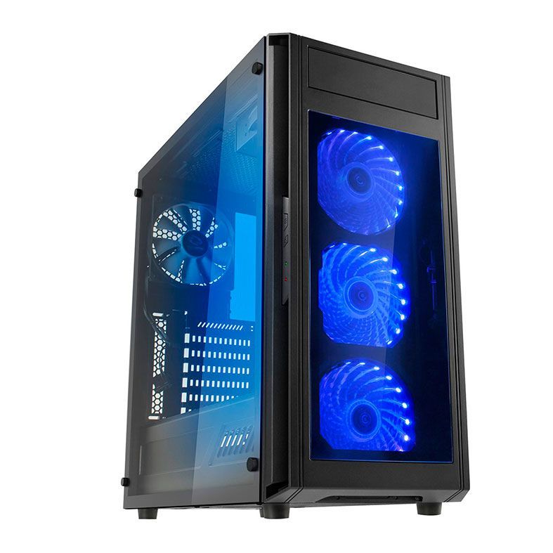 Gabinete Raidmax Alpha Prime RGB Vidro Temperado Preto, A15TTB
