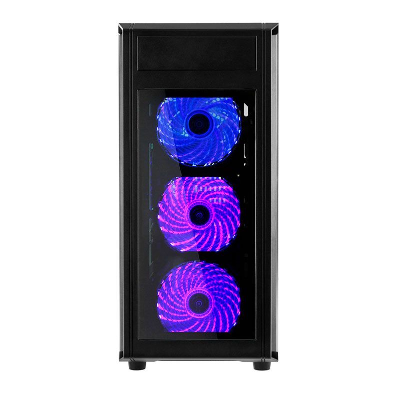 Gabinete Raidmax Alpha Prime RGB Vidro Temperado Preto, A15TTB
