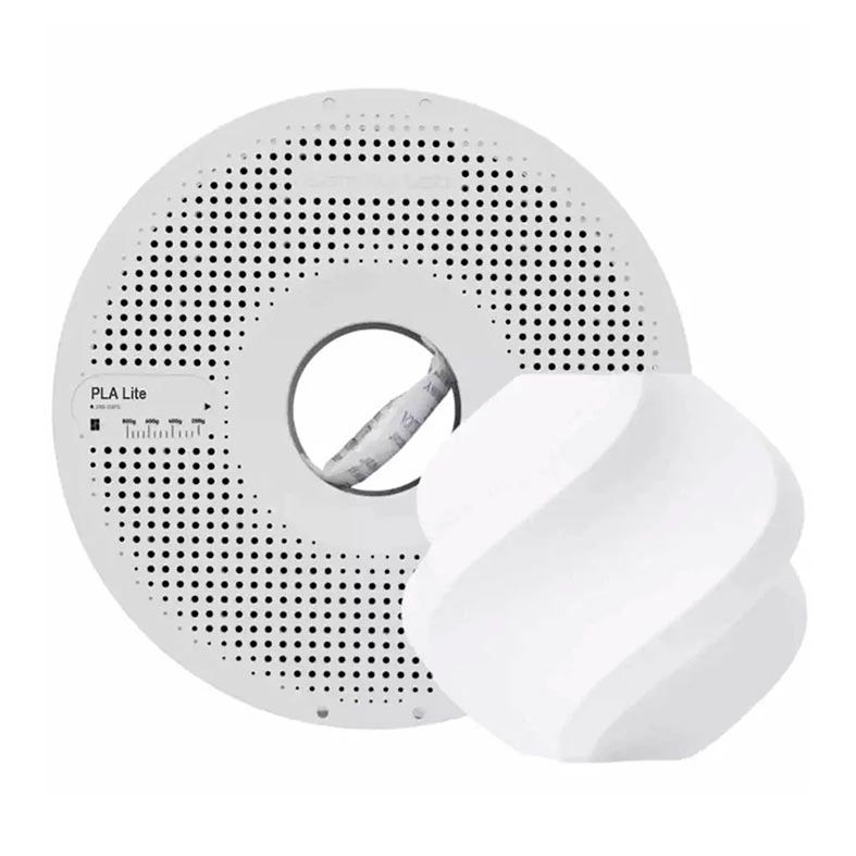 Filamento Bambu Lab PLA Lite, Com Carretel Reutilizavel, 1.75mm, Branco, A18-W0-1.75-1000-SPL