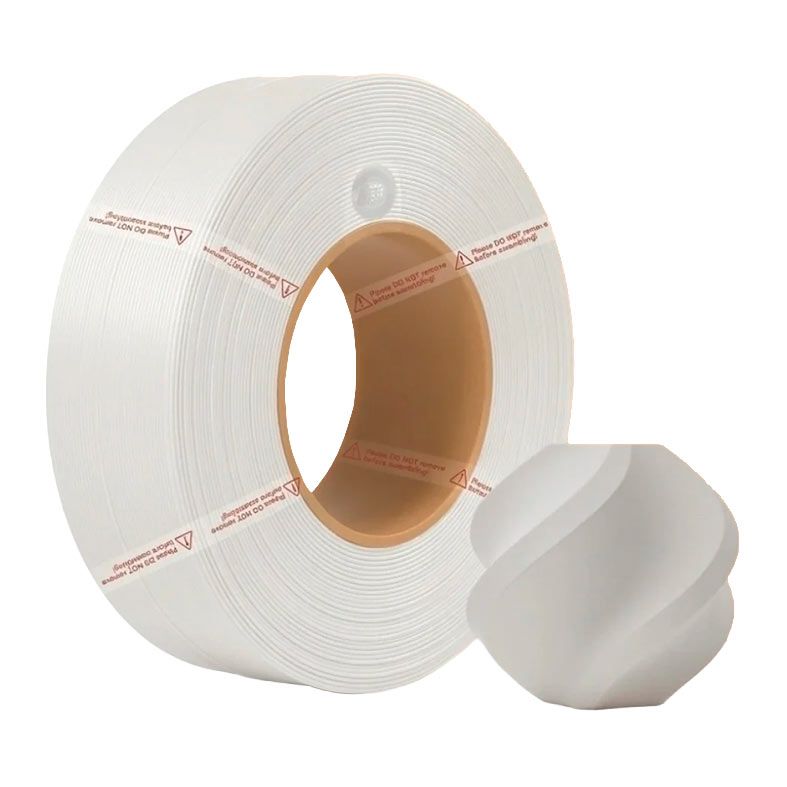 Filamento Bambu Lab PLA Lite, Sem Carretel, 1.75mm, Branco, A18-W0-1.75-1000-SPLFREE