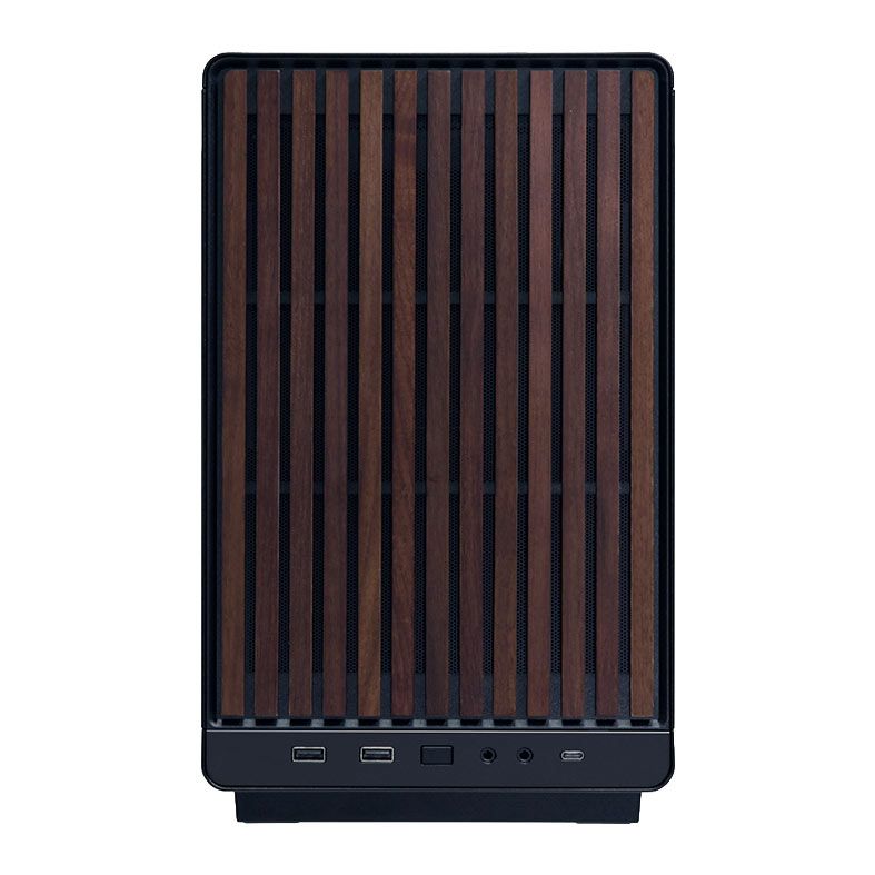 Gabinete Gamer Lian Li A3 Micro Wood Edition, Mini-Tower, Preto, A3-MATX-WD-BLACK