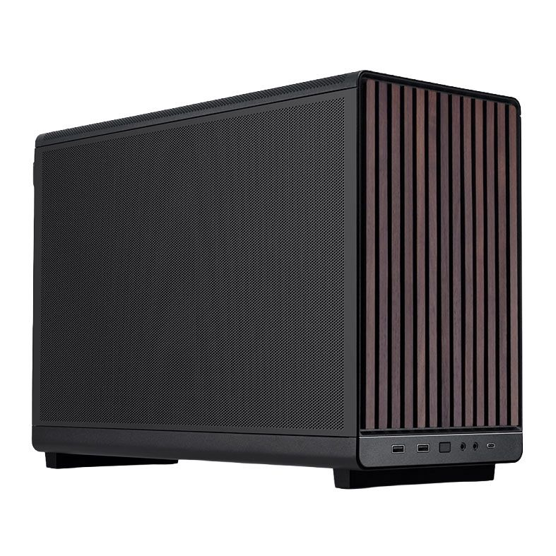 Gabinete Gamer Lian Li A3 Micro Wood Edition, Mini-Tower, Preto, A3-MATX-WD-BLACK