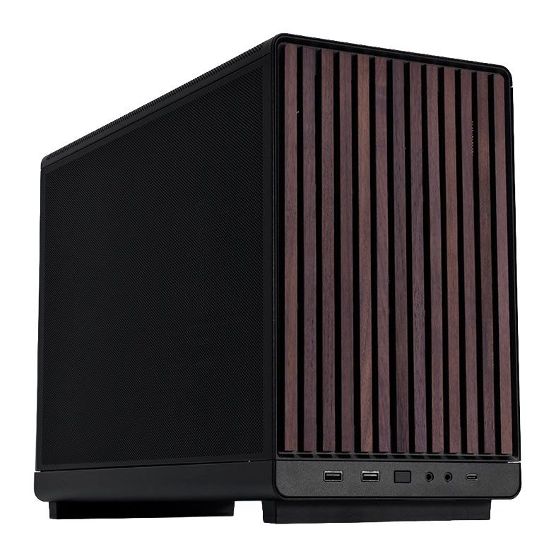 Gabinete Gamer Lian Li A3 Micro Wood Edition, Mini-Tower, Preto, A3-MATX-WD-BLACK