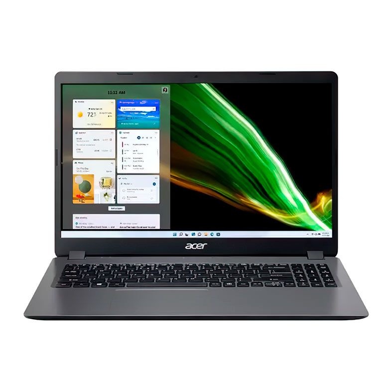 Notebook Acer Aspire 3, 15.6 Pol, Intel Core i3-1005G1, 8GB DDR4, SSD 512GB, Cinza, A315-56-33QA
