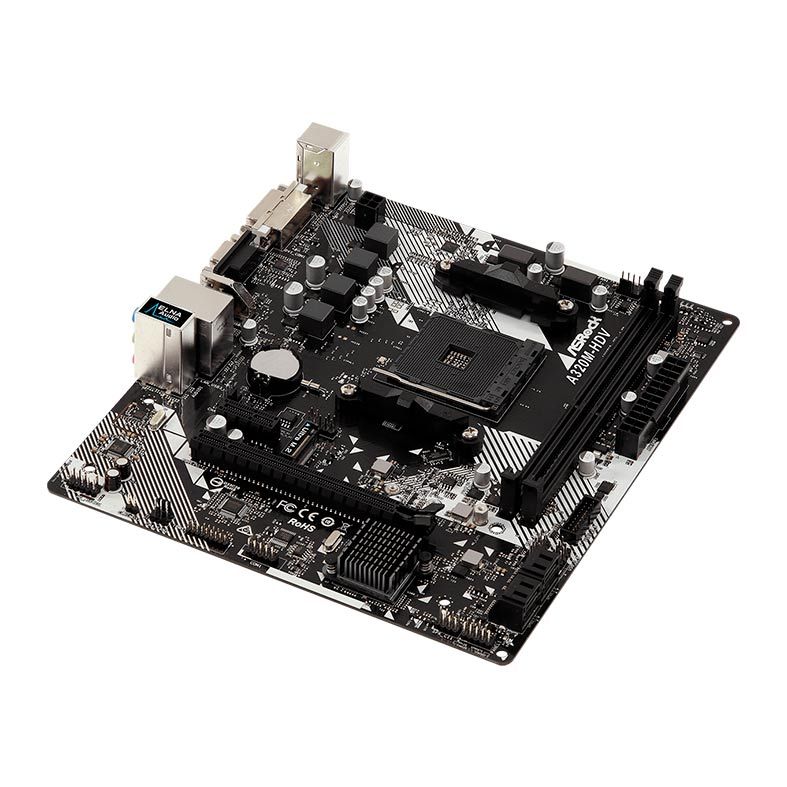 Placa Mae ASRock A320M-HDV R4.0 DDR4 Socket AM4 Chipset AMD A320