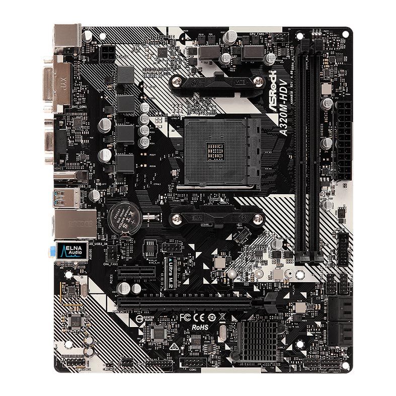 Placa Mae ASRock A320M-HDV R4.0 DDR4 Socket AM4 Chipset AMD A320