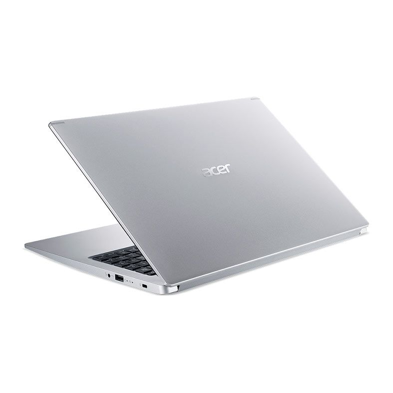 Notebook Acer Aspire 5, 15.6 Pol, FHD, AMD Ryzen 5 5500U, 8GB DDR4, SSD 256GB, Linux, Prata, A515-45-R1AC