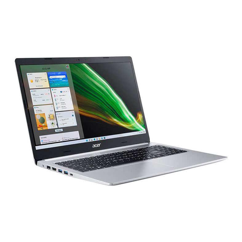 Notebook Acer Aspire 5, 15.6, AMD Ryzen 3-5300U, 8GB (2x4GB), DDR4, SSD 256GB, Prata, A515-45-R6KH