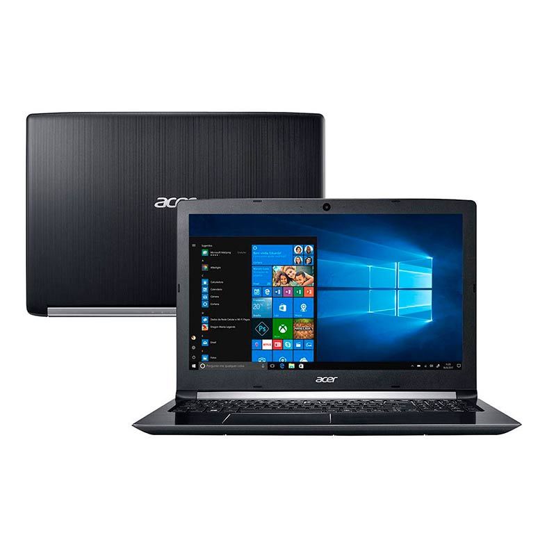 Notebook Acer Aspire 5 15,6" i5-7200U 4GB DDR4 1TB, A515-51-55QD