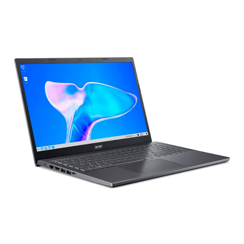 Notebook Acer Aspire 5, 15.6 Pol, Intel Core i7-12650H, 8GB DDR4, SSD 256GB, Linux, Intel UHD Graphics, Cinza, A515-57-727C