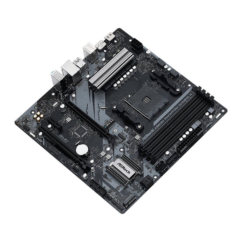 Placa Mae AsRock A520M Phantom Gaming 4, DDR4, Socket AM4, M-ATX, Chipset AMD A520, A520M-PHANTOM-GAMING-4